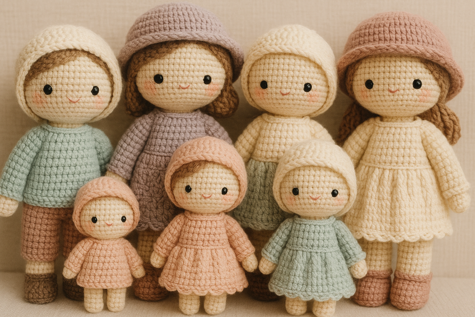 Crochet dolls 